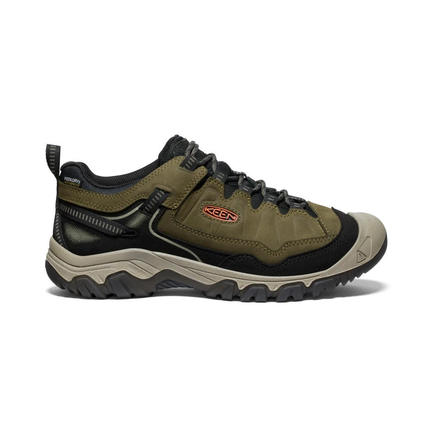 Keen Men's Targhee IV Wide Waterproof Hiking Shoe | Dark Olive/Gold Flame 3 Keen Men's Targhee IV Wide Waterproof Hiking Shoe | Dark Olive/Gold Flame
