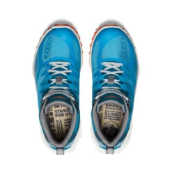 Keen Women's Zionic Waterproof Hiking Boot | Fjord Blue/Tangerine -Keens Boots Store 15660eae9f1a2d97af36d38956c5f7df8fa0b1e7