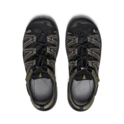 Keen Men's Drift Creek H2 Sandal | Dark Olive/Black -Keens Boots Store 161a56f8363213aea313f91e97dac60b5c7c19c0