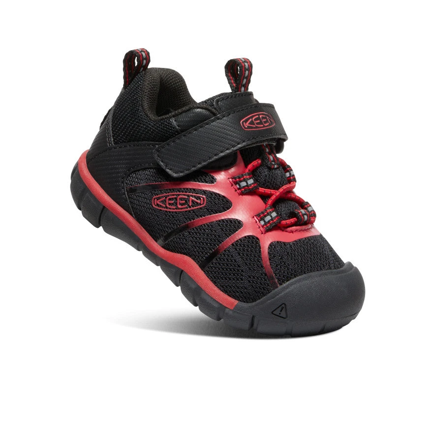 Keen Toddlers' Chandler 2 CNX Sneaker | Black/Red Carpet 4 Keen Toddlers' Chandler 2 CNX Sneaker | Black/Red Carpet - Image 3