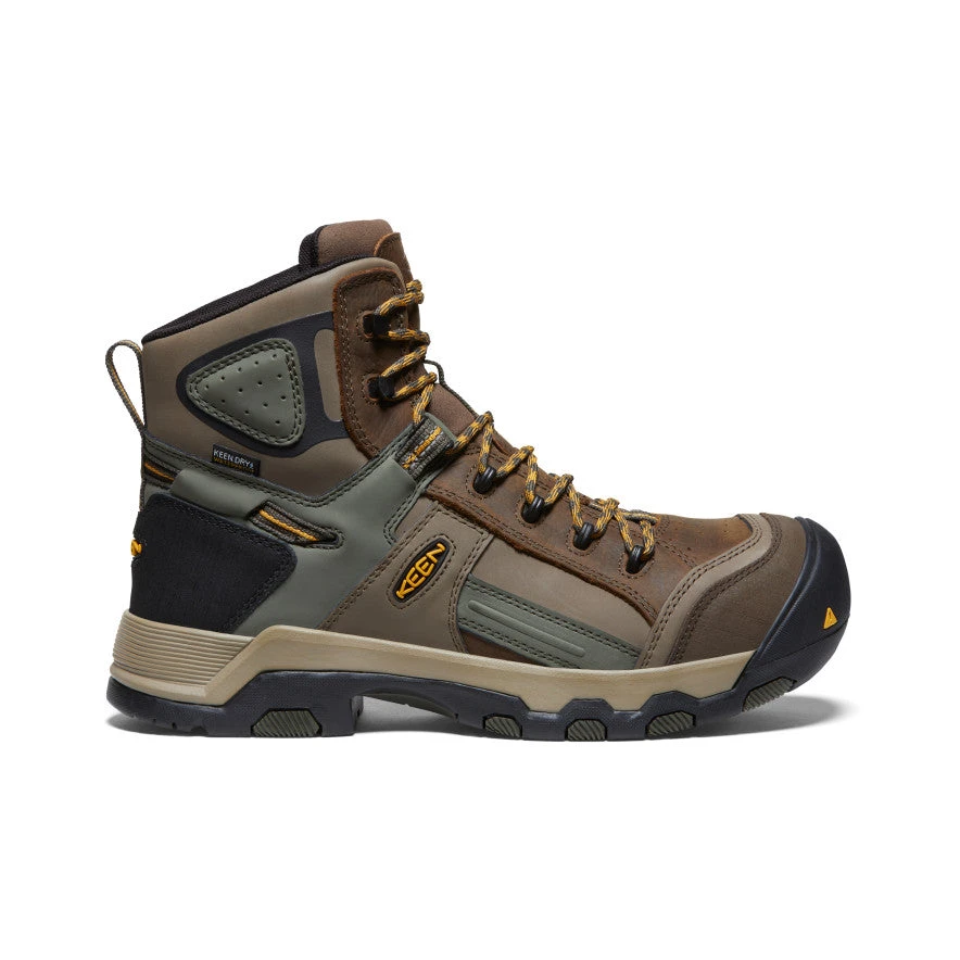 Keen Men's Davenport AL Waterproof Mid (Composite Toe) | Shitake/Forest Night 3 Keen Men's Davenport AL Waterproof Mid (Composite Toe) | Shitake/Forest Night