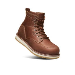 Keen Men's San Jose 6" Boot (Aluminum Toe) | Gingerbread/Gum -Keens Boots Store 31ea9d742a71b3519320a193ec582388a559a442