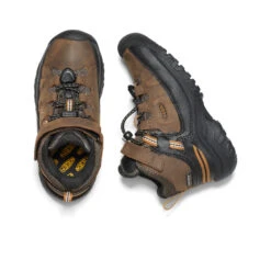 Keen Little Kids' Targhee Waterproof Boot | Dark Earth/Golden Brown -Keens Boots Store 323513bc31d06ac9c4f7e5fa0fb64b21a24119be