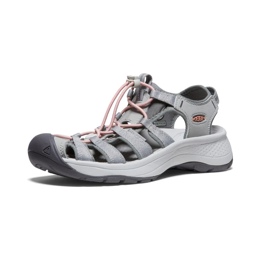Keen Women's Astoria West Sandal | Grey/Coral 5 Keen Women's Astoria West Sandal | Grey/Coral - Image 3