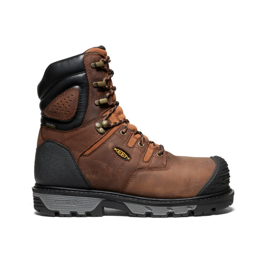 Keen Men's Camden 8" Insulated Waterproof Boot (Carbon-Fiber Toe) | Leather Brown/Black 3 Keen Men's Camden 8" Insulated Waterproof Boot (Carbon-Fiber Toe) | Leather Brown/Black