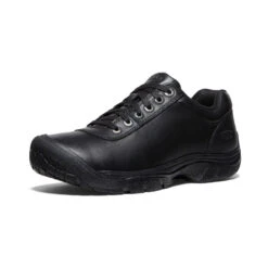 Keen Men's PTC Dress Oxford | Black -Keens Boots Store 39e2f592c4e66f172a3d0bd09e1b156c49b7fb27