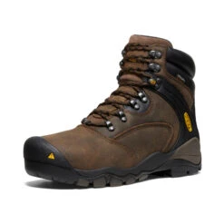 Keen Men's Louisville 6" Waterproof Boot (Steel Toe) | Cascade Brown -Keens Boots Store 4738b189a2e046b69ed4e2f29b873d6e997512b7