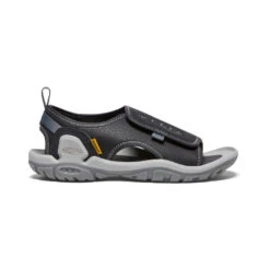 Keen Big Kids' Knotch River Open-Toe | Black/Steel Grey