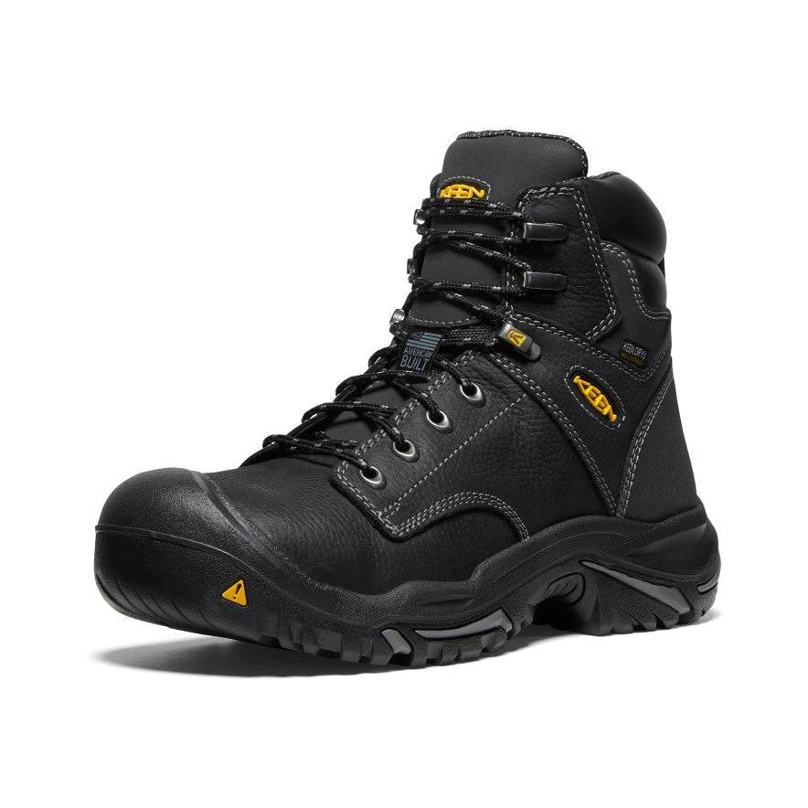 Keen Men's Mt Vernon 6" Waterproof Boot (Steel Toe) | Black 5 Keen Men's Mt Vernon 6" Waterproof Boot (Steel Toe) | Black - Image 3