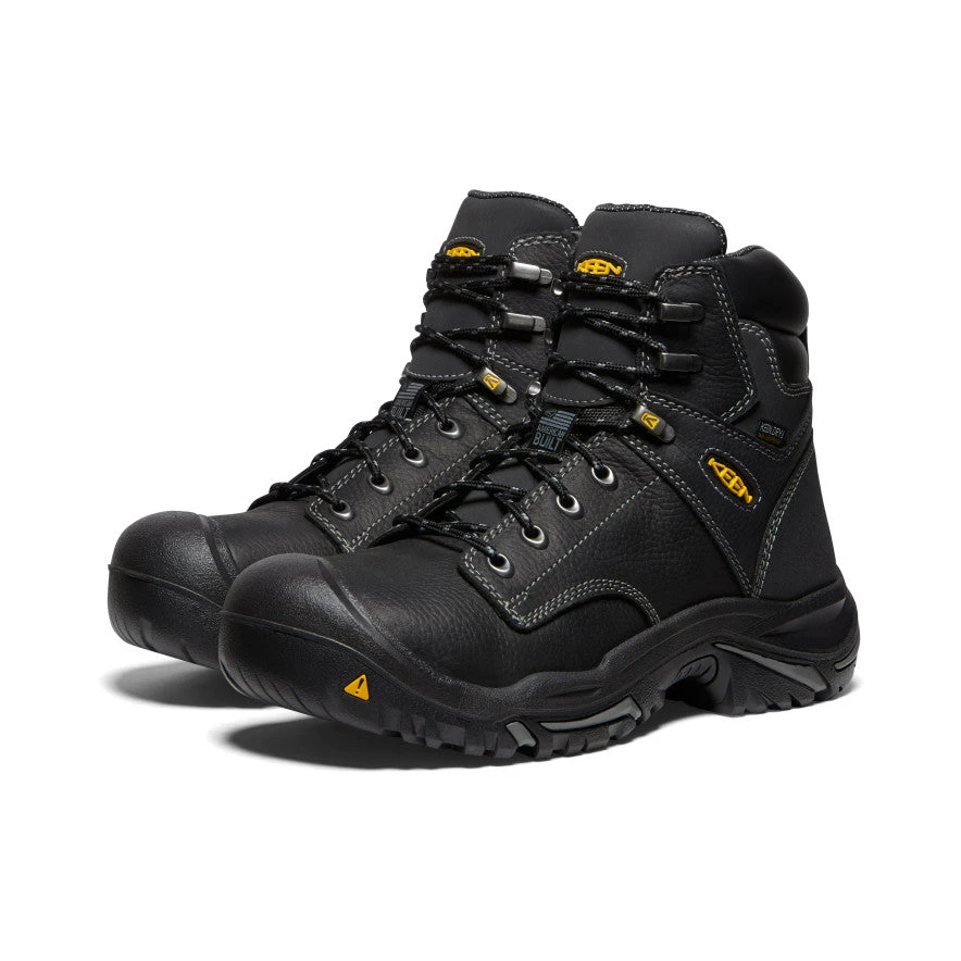 Keen Men's Mt Vernon 6" Waterproof Boot (Steel Toe) | Black 4 Keen Men's Mt Vernon 6" Waterproof Boot (Steel Toe) | Black - Image 2