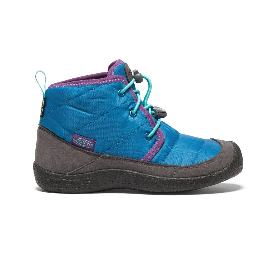 Keen Big Kids' Howser II Waterproof Chukka | Mykonos Blue/Atlantis 3 Keen Big Kids' Howser II Waterproof Chukka | Mykonos Blue/Atlantis