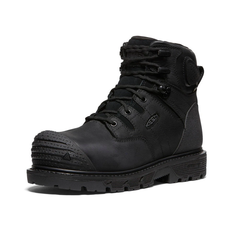 Keen Men's Camden 6" Waterproof Boot (Carbon-Fiber Toe) | Black/Black 5 Keen Men's Camden 6" Waterproof Boot (Carbon-Fiber Toe) | Black/Black - Image 3