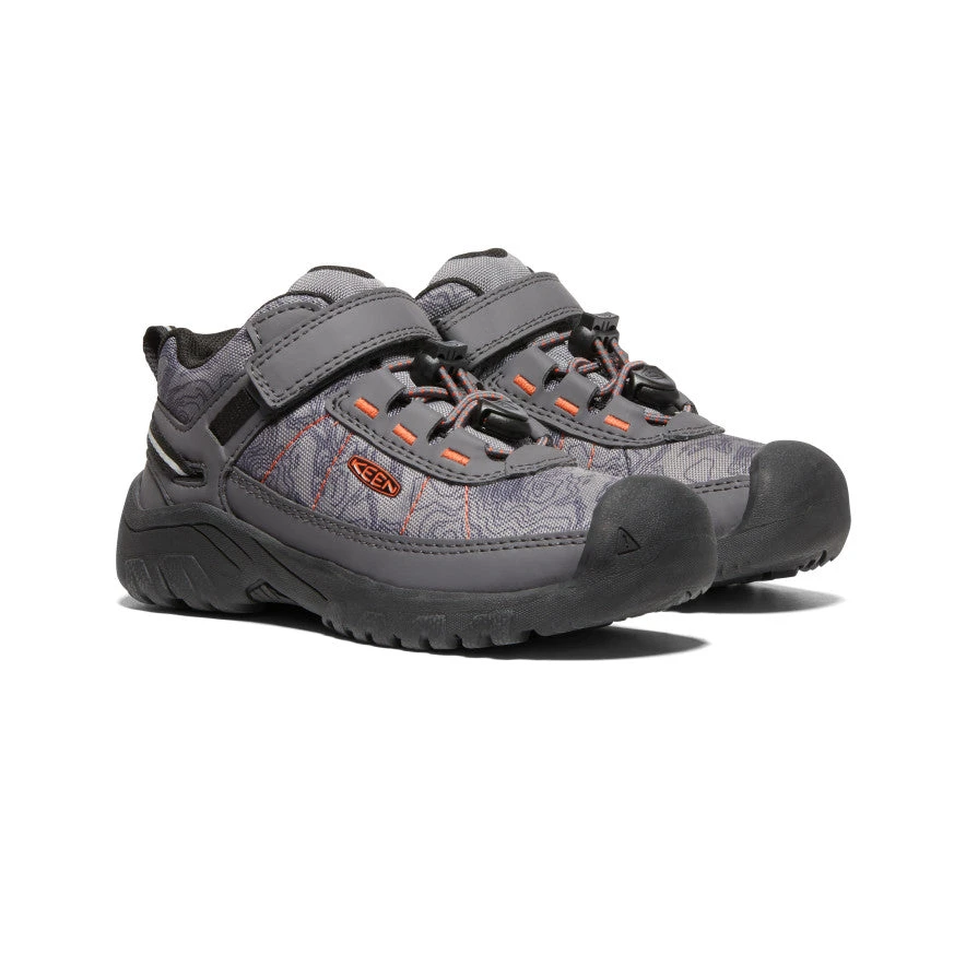 Keen Little Kids' Targhee Sport Vent Shoe | Magnet/Scarlet Ibis 4 Keen Little Kids' Targhee Sport Vent Shoe | Magnet/Scarlet Ibis - Image 2