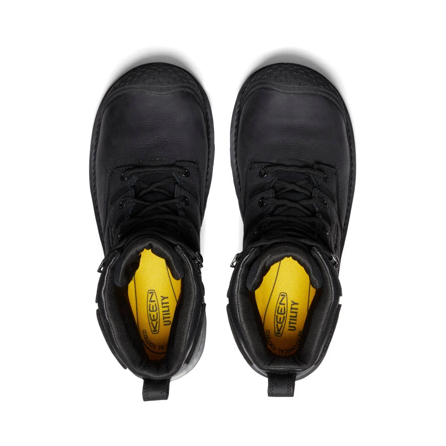 Keen Men's Camden 6" Waterproof Boot (Carbon-Fiber Toe) | Black/Black 6 Keen Men's Camden 6" Waterproof Boot (Carbon-Fiber Toe) | Black/Black - Image 4