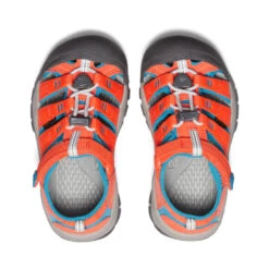 Keen Little Kids' Newport H2 | Safety Orange/Fjord Blue -Keens Boots Store 9ba0512677486f9707499a01a7117cb5159627c8