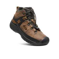 Keen Big Kids' Targhee Waterproof Boot | Dark Earth/Golden Brown -Keens Boots Store 9c7761175fb9d1dd09c5415197942023b20c59fe