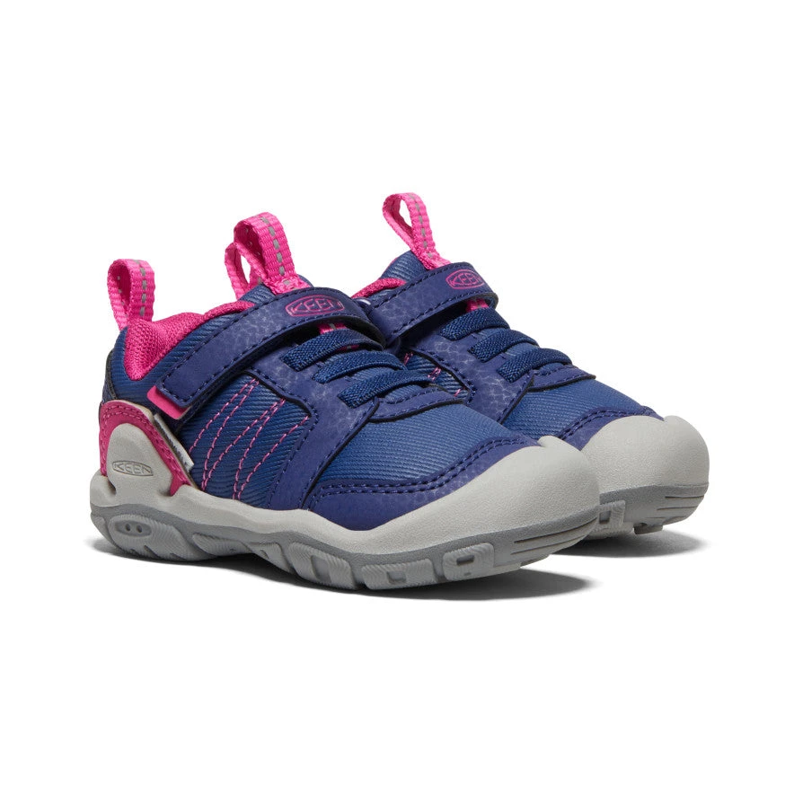 Keen Toddlers' Knotch Peak Sneaker | Blue Depths/Pink Peacock 4 Keen Toddlers' Knotch Peak Sneaker | Blue Depths/Pink Peacock - Image 2