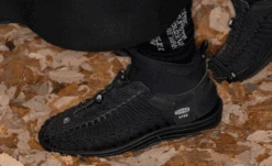 Keen Men's UNEEK High Top X HYKE | Hyke Black -Keens Boots Store Lifestyle1Mens 1027973