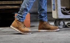 Keen Women's San Jose 6" Waterproof Boot (Aluminum Toe) | Almond/Gum -Keens Boots Store SDD 496 PDP SanJose 1026369 Top Image