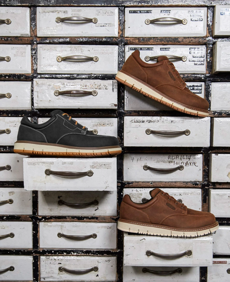 Keen Men's San Jose Oxford (Aluminum Toe) | Black/Off White 8 Keen Men's San Jose Oxford (Aluminum Toe) | Black/Off White - Image 6