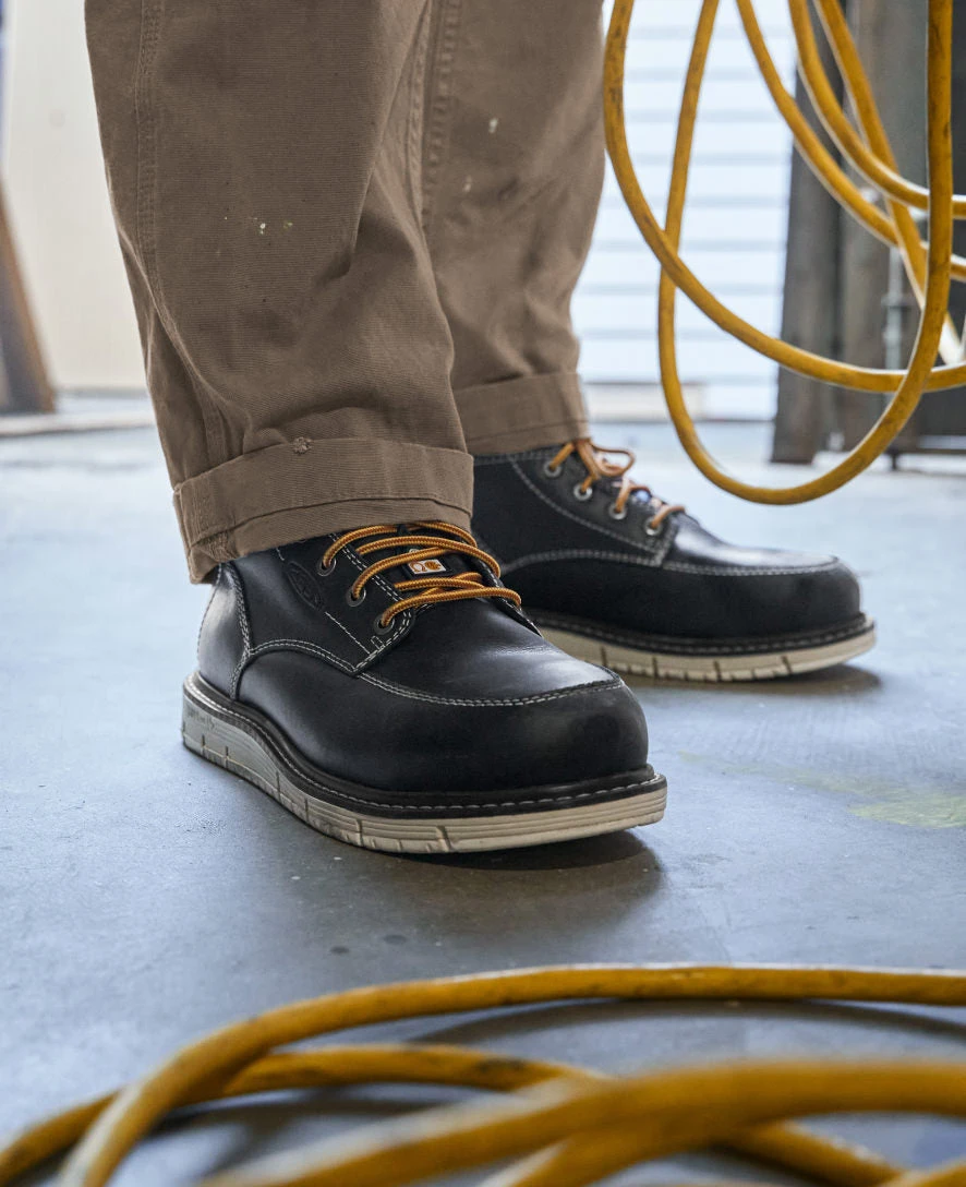 Keen Men's CSA San Jose 6" Waterproof Boot (Aluminum Toe) | Black/Off White 11 Keen Men's CSA San Jose 6" Waterproof Boot (Aluminum Toe) | Black/Off White - Image 9