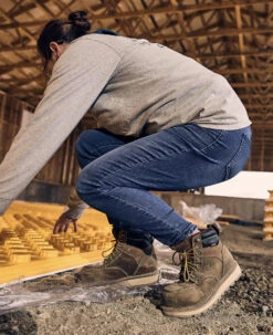 Keen Women's Cincinnati 6" Waterproof Boot (Carbon-Fiber Toe) | Belgian/Sandshell 15 Keen Women's Cincinnati 6" Waterproof Boot (Carbon-Fiber Toe) | Belgian/Sandshell -Keens Boots Store SDD 505 PDP Cincinnati 1023224 Right Image