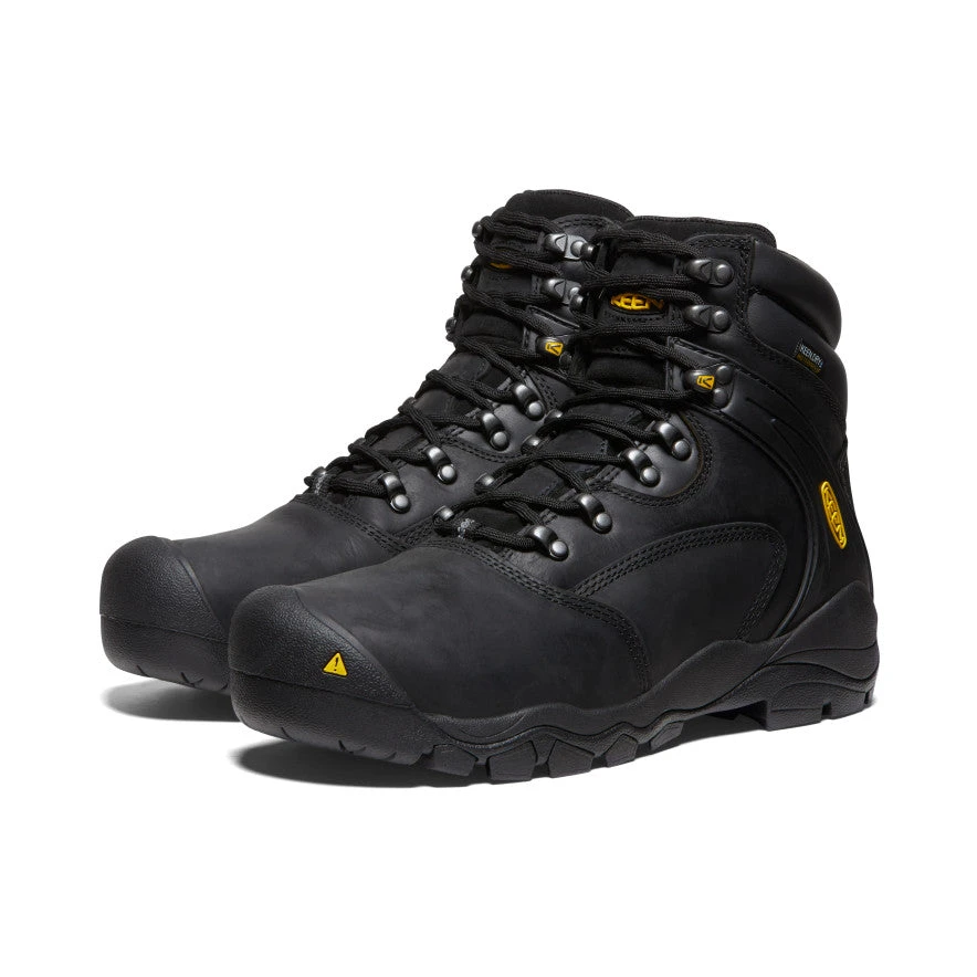 Keen Men's Louisville 6" Waterproof Boot (Steel Toe) | Black 4 Keen Men's Louisville 6" Waterproof Boot (Steel Toe) | Black - Image 2