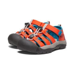 Keen Little Kids' Newport H2 | Safety Orange/Fjord Blue -Keens Boots Store b5aff460ff4a0a3f96b8ae80eff780a247bec3eb