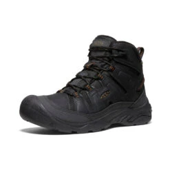 Keen Men's Circadia Waterproof Boot | Black/Curry -Keens Boots Store bcf9cd7973cfb1da4b9c8fe5cc889f5a39a7bb12