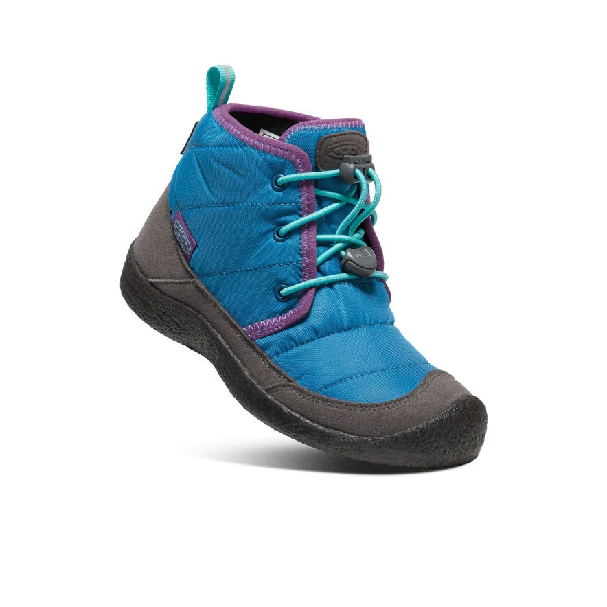 Keen Big Kids' Howser II Waterproof Chukka | Mykonos Blue/Atlantis 5 Keen Big Kids' Howser II Waterproof Chukka | Mykonos Blue/Atlantis - Image 3