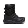 Keen Big Kids' Puffrider Waterproof Winter Boot | Black/Steel Grey