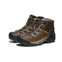 Keen Men's Targhee II Mid Waterproof Hiking Boots | Shitake/Brindle -Keens Boots Store d2623b6685f4aadcdeb778003a59287f38758158