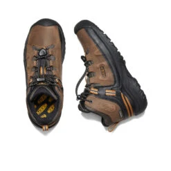 Keen Big Kids' Targhee Waterproof Boot | Dark Earth/Golden Brown -Keens Boots Store de71008f997ef8f00aa7f2887e8b6ecedd861ca2