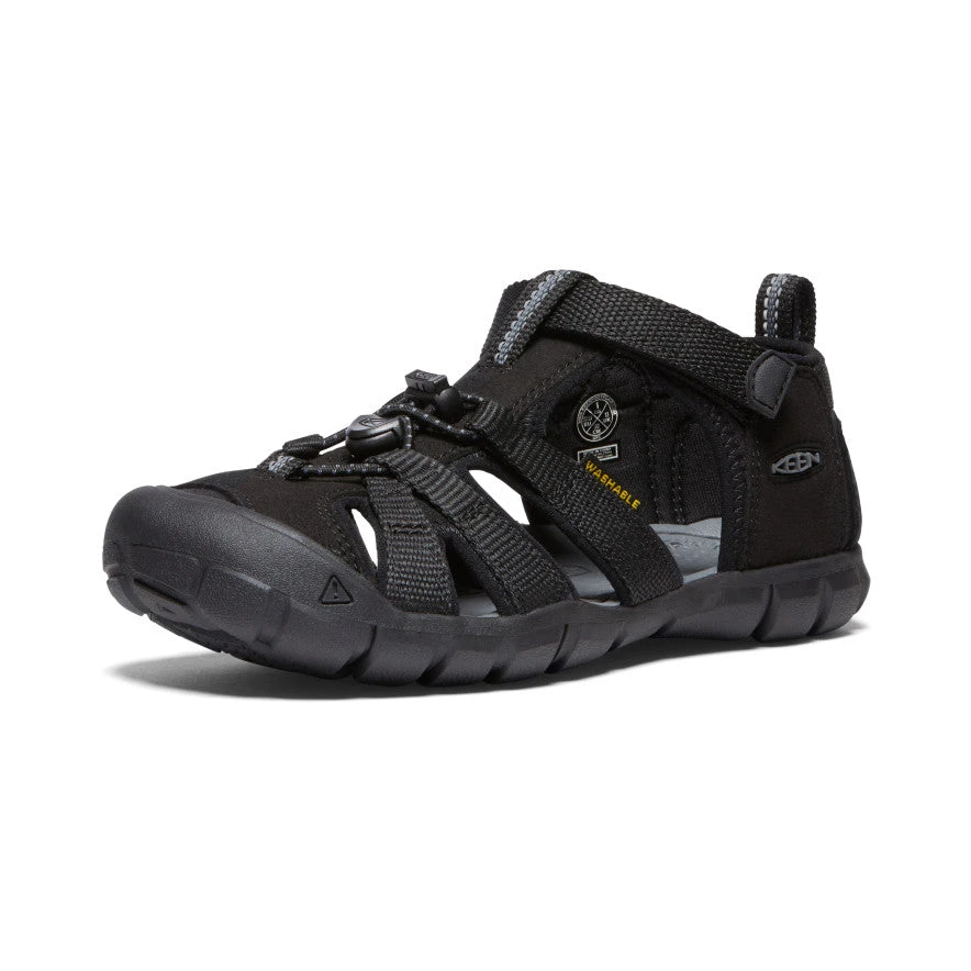 Keen Big Kids' Seacamp II CNX | Black/Grey 5 Keen Big Kids' Seacamp II CNX | Black/Grey - Image 3