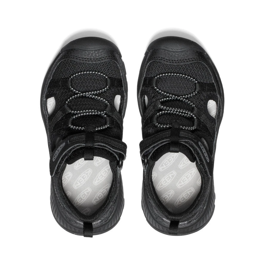 Keen Little Kids' Motozoa Sandal | Black/Alloy 6 Keen Little Kids' Motozoa Sandal | Black/Alloy - Image 4