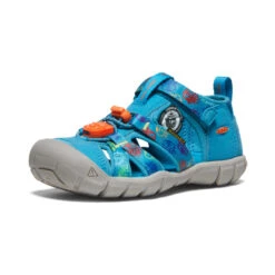 Keen Little Kids' Seacamp II CNX X Smokey Bear | Smokey Bear/Fjord Blue -Keens Boots Store fc79a296cb0f2c679702712ecf2835e32f9c05c5